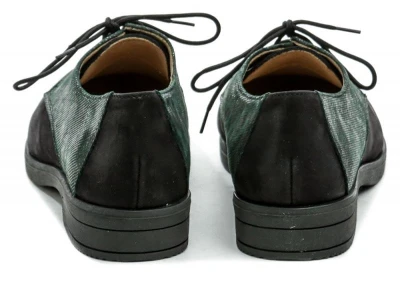 Mintaka 3343 černo zelené dámské polobotky