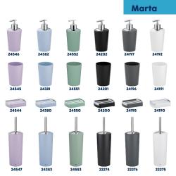 Miska na mýdlo Marta plast, fialová 12,5x9x2,5 cm