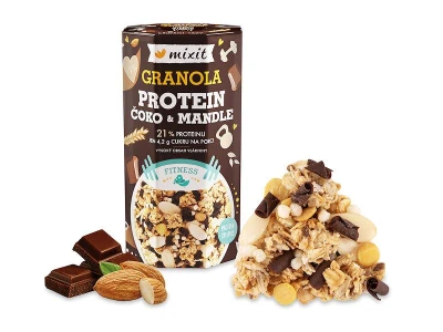 Mixit Proteinová granola čoko mandle 450 g