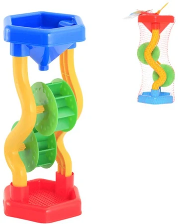 Mlýnek barevný na písek se sítkem 27cm 2 barvy Mlýnek barevný na písek se sítkem 27cm 2 barvy