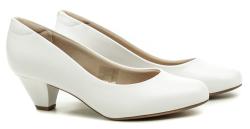 Vizzano Modare 7005-600 biele dámske lodičky na podpätku