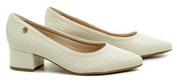 Vizzano Modare 7340-100 krémové dámske lodičky na podpätku