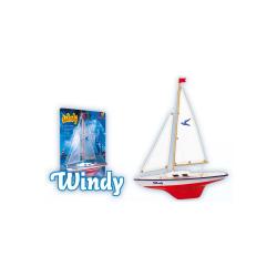 Model plachetnice pro děti WINDY 35 x 42 cm (dřevo)