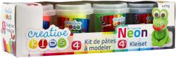 Modelína 4x 55g barevná modelovací hmota set 4ks v kelímku 4 druhy