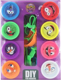 Modelína veselá kreativní set 8 kelímků s tvořítky Modelína veselá kreativní set 8 kelímků s tvořítky