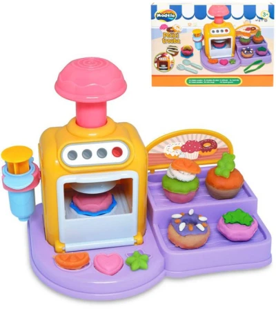 MODELO Pečící trouba kreativní set dortíky modelína s nástroji MODELO Pečící trouba kreativní set dortíky modelína s nástroji