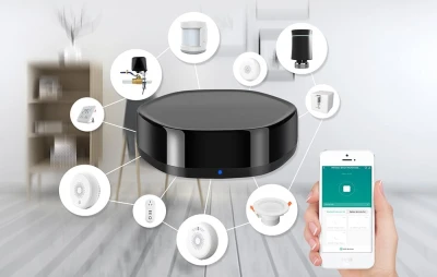 MOES MHUB-YR černá Wi-Fi/ZigBee/BLE/IR chytrá brána