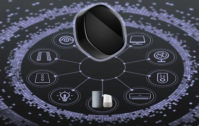 MOES MHUB-YR černá Wi-Fi/ZigBee/BLE/IR chytrá brána