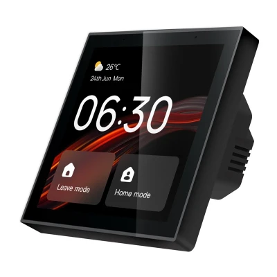 Moes CCP-TY-LN černý ovládací panel s Wi-Fi, ZigBee a 4" LCD displejem