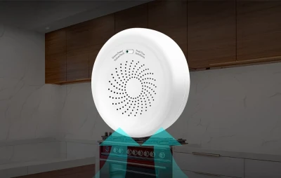 Moes ZSS-QY-GL-U bílý ZigBee senzor plynu