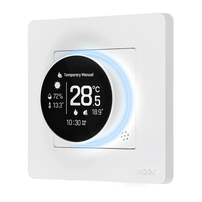 Moes ZHT-SR-GA bílý ZigBee termostat pro vodní vytápění