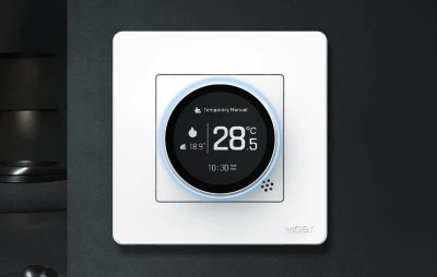 Moes ZHT-SR-GA bílý ZigBee termostat pro vodní vytápění