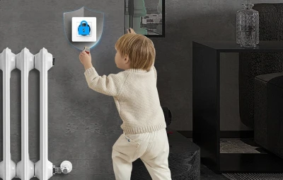 Moes ZHT-SR-GA bílý ZigBee termostat pro vodní vytápění