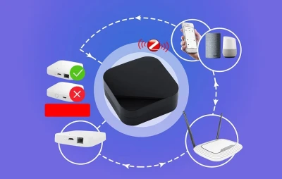 MOES UFO-R11 černý ZigBee IR ovladač