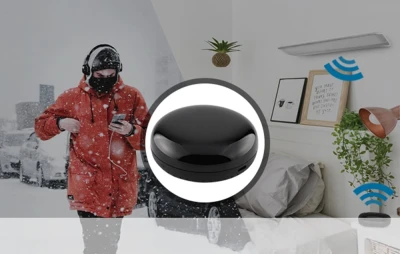 Moes UFO-R6 černý Wi-Fi IR ovladač