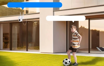 Moes WCM-B66 bílá 3MP venkovní Wi-Fi IP kamera