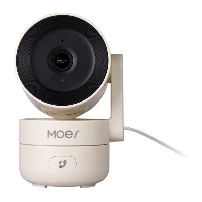 Moes WCM-P52P krémovo-černá 4MP Wi-Fi PTZ IP kamera