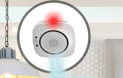 Moes WSS-S-GL bílý Wi-Fi detektor plynu
