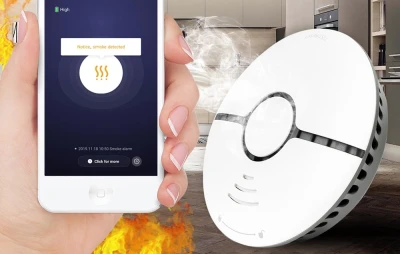 Moes WSS-S-SSD-A chytrý Wi-Fi detektor kouře