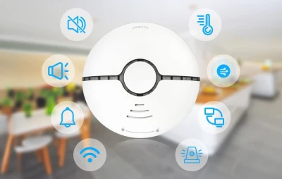 Moes WSS-S-SSD-A chytrý Wi-Fi detektor kouře