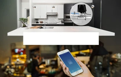 Moes WV-LZ-BK černý Wi-Fi vodovodní ventil