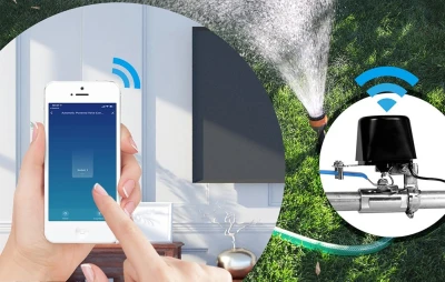 Moes WV-LZ-BK černý Wi-Fi vodovodní ventil