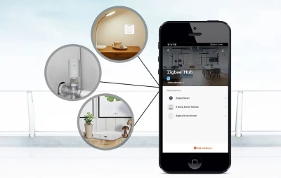 Moes ZHUB-W bílá brána ZigBee/Wi-Fi