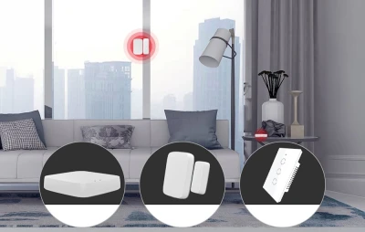 Moes ZHUB-W bílá brána ZigBee/Wi-Fi