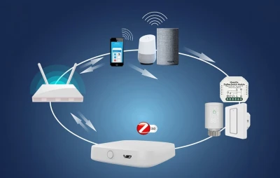 Moes ZHUB-W bílá brána ZigBee/Wi-Fi