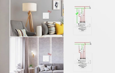 Moes ZS-B-EU1 bílý jednokanálový ZigBee světelný spínač