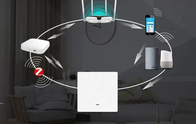 Moes ZS-B-EU1 bílý jednokanálový ZigBee světelný spínač
