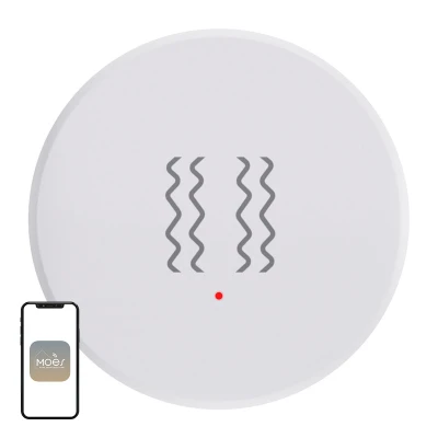 Moes ZSS-S02-VBR-C bílý ZigBee vibrační senzor