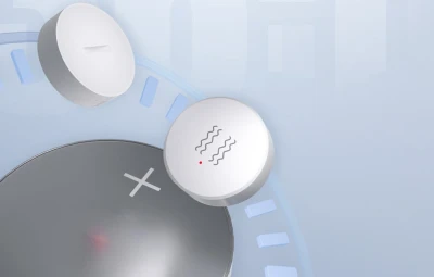 Moes ZSS-S02-VBR-C bílý ZigBee vibrační senzor