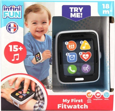 Moje první baby chytré hodinky s melodiemi na baterie Zvuk