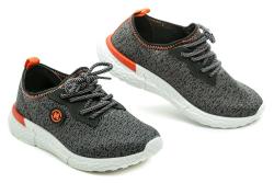 Molekinho 2831-100 šedo oranžové dětské tenisky