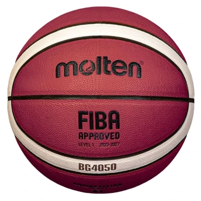 Molten B5G4050 vínovo-bílý basketbalový míč