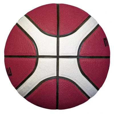 Molten B5G4050 vínovo-bílý basketbalový míč