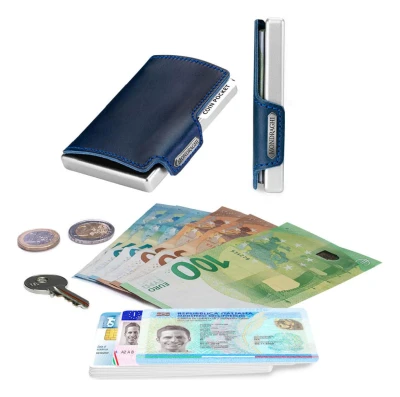 Mondraghi Elegance Plus modrá pánská peněženka