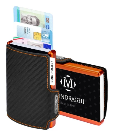 Mondraghi Racing Carbon Orange pánská peněženka