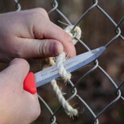 Morakniv Companion Spark Emergency (S) Hi-Vis Red/Burnt Orange