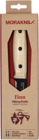 Morakniv Finn BlackBlade (S) Ash Wood Hiking Knife