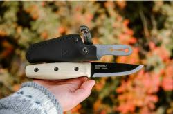 Morakniv Finn BlackBlade (S) Ash Wood Hiking Knife