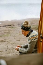 Morakniv Finn BlackBlade (S) Ash Wood Hiking Knife