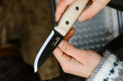 Morakniv Finn BlackBlade (S) Ash Wood Hiking Knife