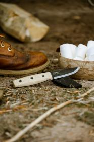 Morakniv Finn BlackBlade (S) Ash Wood Hiking Knife