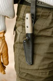 Morakniv Finn BlackBlade (S) Ash Wood Hiking Knife