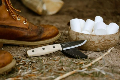 Morakniv Finn BlackBlade (S) Ash Wood Hiking Knife