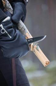 Morakniv Finn BlackBlade (S) Ash Wood Hiking Knife