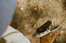 Morakniv Finn BlackBlade (S) Ash Wood Hiking Knife