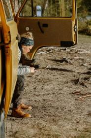 Morakniv Finn BlackBlade (S) Ash Wood Hiking Knife